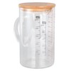 Glass Measuring Cup V Shaped Nozzle Clear Scale Comfortable Grip