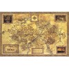 NLopezArt Moria Map Illustration - Fantasy Poster (11x17 inches, Full