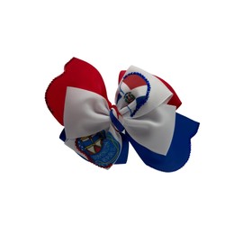 Dominican Republic Hair Bow (Large)