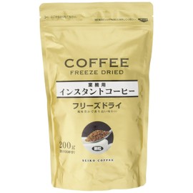 Seiko Coffee Commercial Instant Coffee Freeze-Dry Bag, 7.1 oz (200 g) x 2 Packs