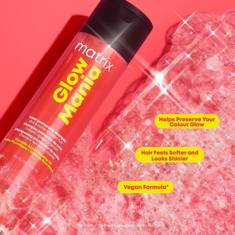 Glow Mania Color Protecting Shampoo – 300ml for Vibrant &