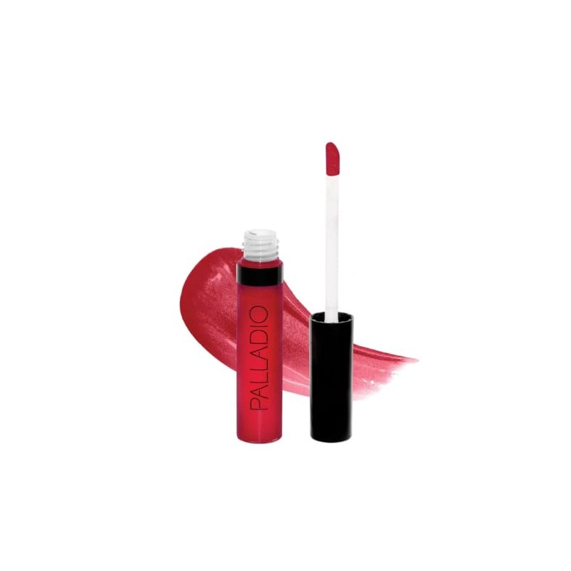 Palladio Lip Gloss, Brillo de Labios No Pegajoso, Ofrece Color