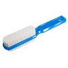 Two Sided Foot Scrubber with Handle: Pumice Stone Smoother &