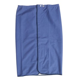 Urine Skirt Cotton Cloth Wearable Diaper Pad for Adults Elderly Children Dark Blue Button Type M