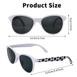 Wowang Soccer Sunglasses 12 Pack Football Themed Sunglasses Soccer Theme Party Decorations