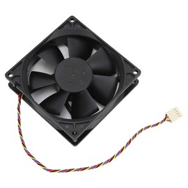 PWM CPU Cooler, 90 Mm Quiet Fan CPU Air Cooler, 12V 0.60A Four Wire Speed Measurement Temperature Control Chassis Cooler CPU Cooling Fan
