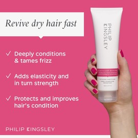 Philip Kingsley Elasticizer Booster Conditioner Deep-Conditioning Hair Mask Treatment for Dry, Damaged, Coloured, All Hair Types, 150 ml
