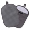 Hovico 2PCS Silicone Pot Holders, Oven Mitts Heat Resistant Hot