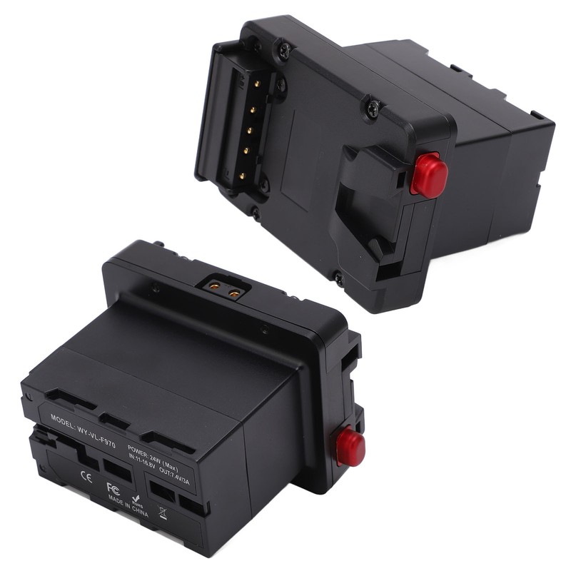 V Mount Battery to NPF NP‑F970 F960 Battery Converter Adapter