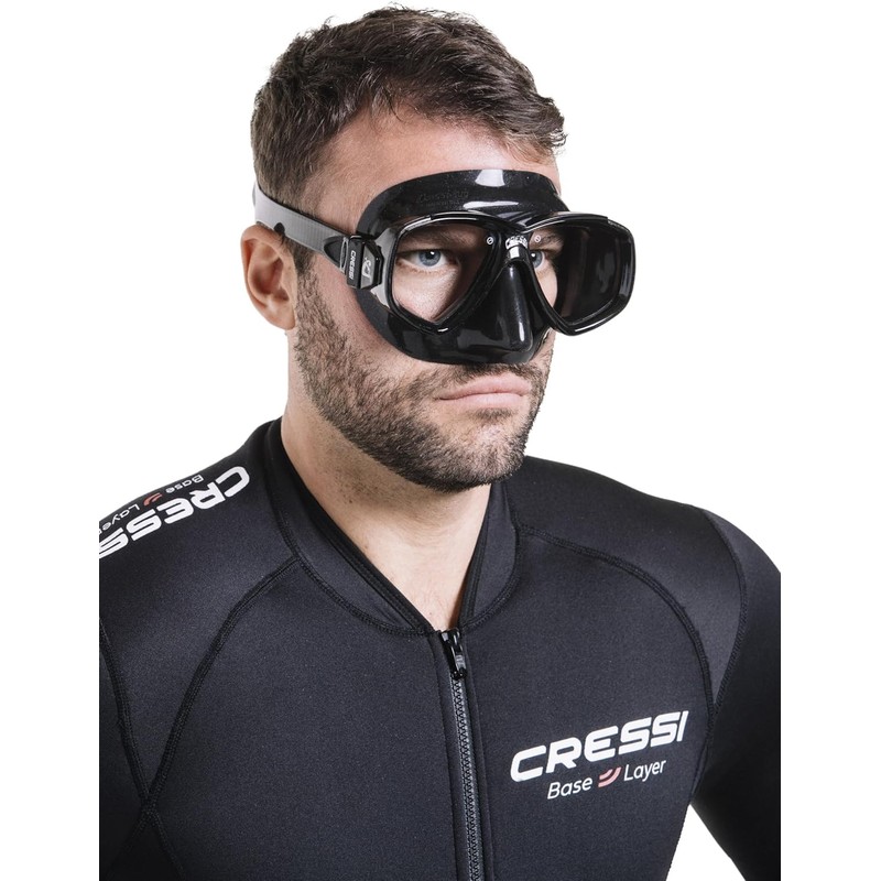 CRESSI Perla Mask Black/Blue - Unisex Perla Scuba Mask ideal