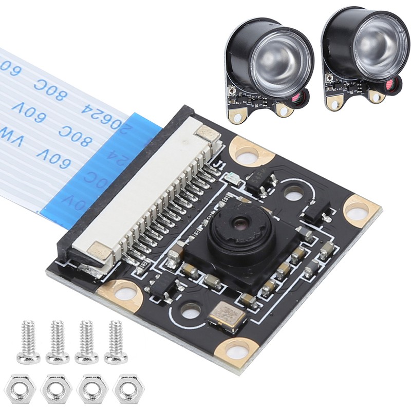 5MP Night Vision Camera with Photosensitive Light Fit for Raspberry