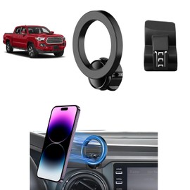 Car Phone Mount for Toyota Tacoma 2016 2017 2018-2022 2023 Accessories Custom Air Vent Car Phone Holder Compatible with Magsafe Hands Free 360° Rotation Cell Phone Automobile Cradles