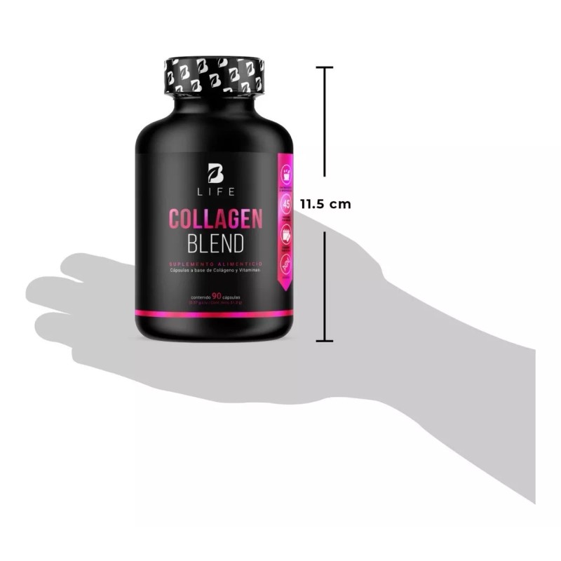 B Life Colágeno Hidrolizado De 90 Cápsulas. Collagen Blend. B