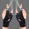 EGTMA Par De Guantes De 2 Dedos Con Luz Led