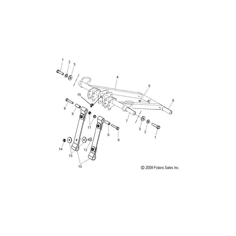 Polaris Snowmobile Limiter Strap, Genuine OEM Part 5413983, Qty 1