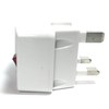 Norstar Universal Plug Adapter with Power Switch for UK Outlets,