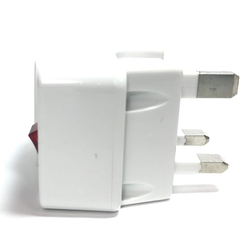 Norstar Universal Plug Adapter with Power Switch for UK Outlets,