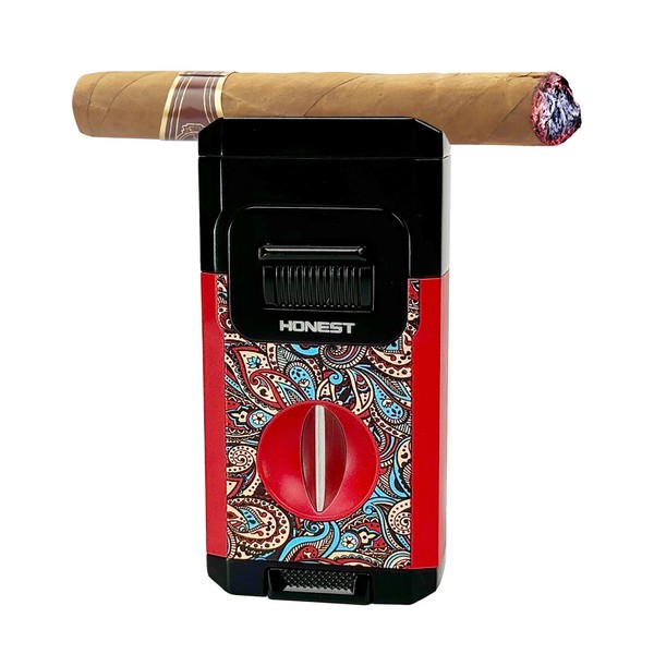 Cigar Torch Lighter Jet Lame Lighter Refillable Butane Windproof with