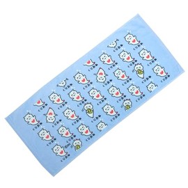 208893 Oekaki-san Series Face Towel Kurio-ne-san Approx. 13.4 x 29.5 inches (34 x 75 cm), Cotton, Cotton, Washroom, Sweat, Leisure, Sports, Face Washing, Hand Washing, Going Out, Portable, Hand Towel