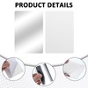 10 Pieces Plastic Shatterproof Mirror, 4 x 6 Inch Acrylic