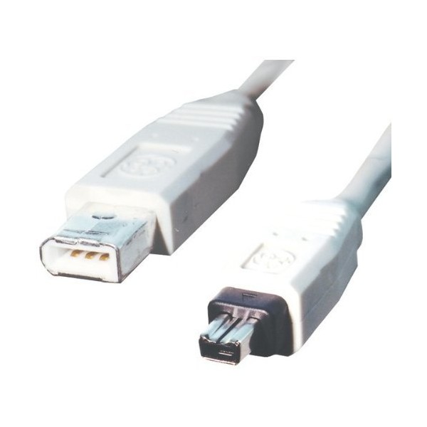 Ge JasHO97900 Ieee 1394 6 Pin to 4 Pin Cable