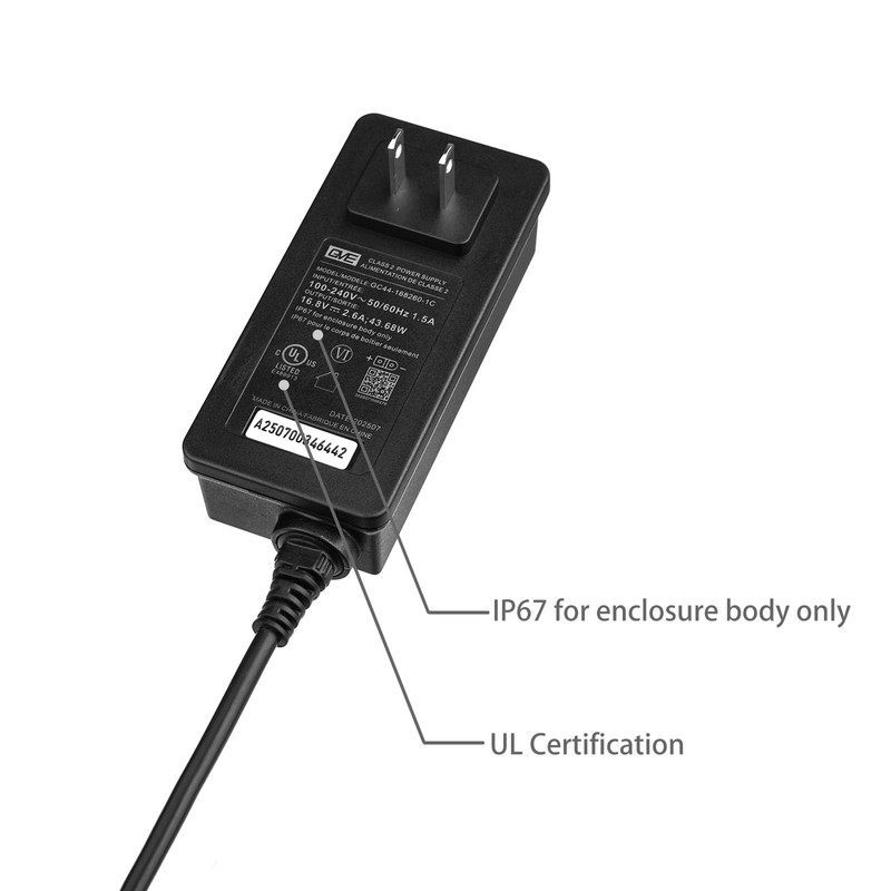 16.8V 2.6A Charger GC44-168260-1C AC Adapter for Aiper Scuba S1