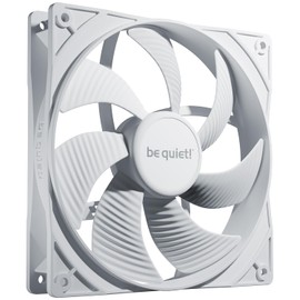 be quiet! Pure Wings 3 140mm PWM White Fan | High top-end Speed | Low Minimum RPM | Optimized Fan Frame | Extraordinary air Pressure | White | BL112