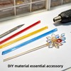 6Pcs Acrylic Round Rod Clear Fiber Optic Rod Acrylic Sticks