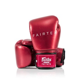 Fairtex Metallic Boxing Gloves (Red Mettalic, 16oz)