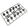 Hawkeng 4mm (M4) Medium Hard Rubber Spacers Standoff Washers (12