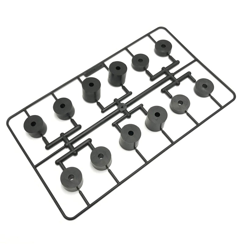 Hawkeng 4mm (M4) Medium Hard Rubber Spacers Standoff Washers (12