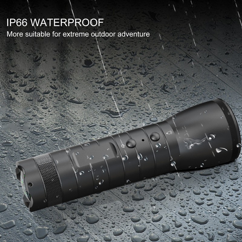 Flashlight Video Camera 1080P 5 Lighting Modes 2200mAh 120 Degree