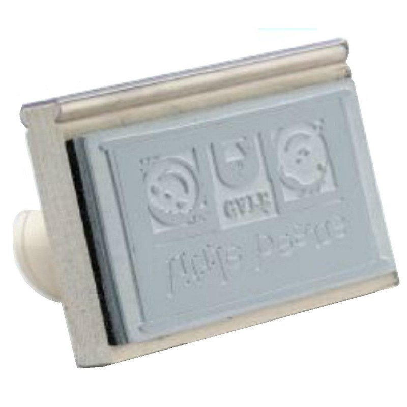 Infusion Traditional Wood Stamp with Plastic Handle, 5" x 6"