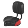 Wide Bike Seat with Adjustable Backrest for Comfortable Riding –