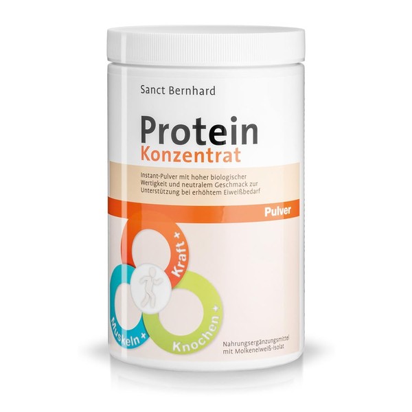 Sanct Bernhard Protein Concentrate Powder with High Biological Value, Neutral