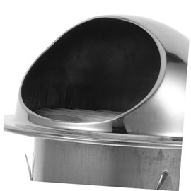 WOONEKY Stainless Steel Exhaust Hood Metal Dryer Vent Cover Air Vent Covers Wall Dryer Roof Vent Wall Vent Covers Exterior Vent Covers Outdoor Vent Cover Vent Covers for Home Wall