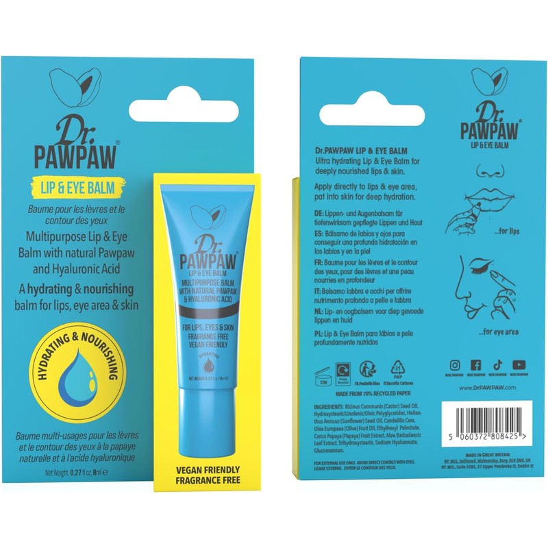 Multipurpose Lip and Eye Balm by Dr. PawPaw for Women
