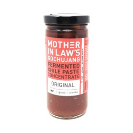 Mother-in-Law’s Gochujang Fermented Chile Paste – Signature Korean Ingredient, Mild Heat, Savory and Umami Flavors, Vegan, No MSG, 10 ounce