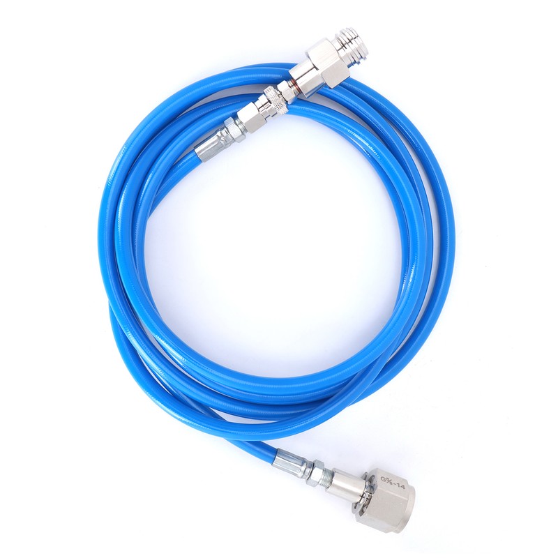 G5/8‑14 2.5m External Soda Hose Universal CO2 Gas Cylinder Refilling