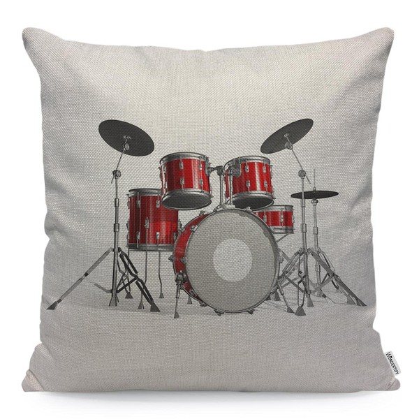 WONDERTIFY Music Cushion Cover Rock N Roll Jazz Musical Instrument