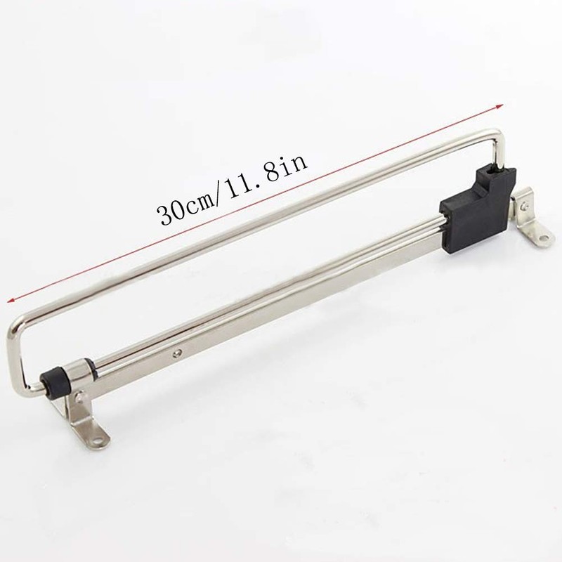 Wardrobe Rail,Uotyle Wardrobe Pull Out Clothes Hanger Rail Organizer Rack