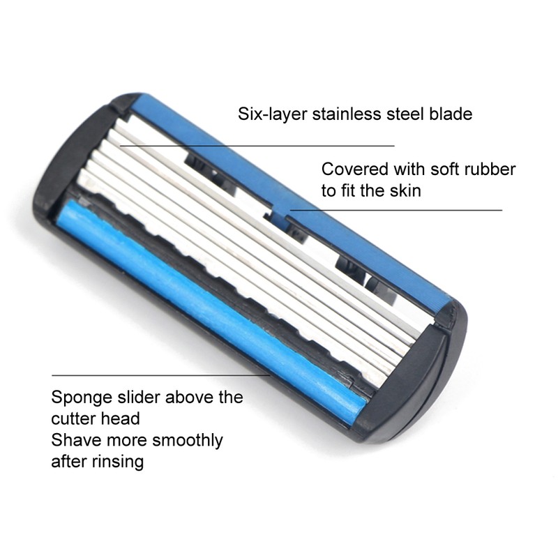 Manual Bald Hair Clipper Portable Beard Shaver Body Hair Trimmer