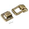 sourcing map Toggle Catch Lock, 38mm Retro Decorative Brass Hasp