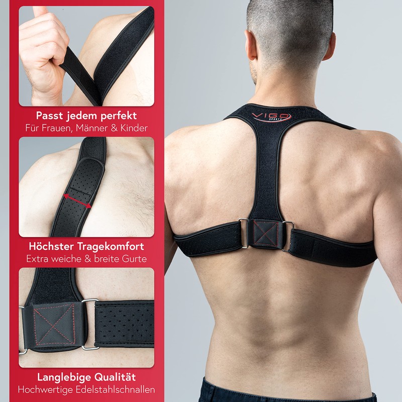 VIGO SPORTS® *NEW* I Back Straightener for Efficient Posture Correction