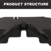 CNNELL Radiator Core Support-Sight Shield Splash Cover Panel, Compatible with