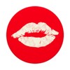Marble Gold Lipstick Lips Pop Art Design