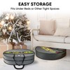 BALEINE Premium Wreath Storage Container, Oxford Christmas Wreath Storage Bags