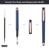 Linbsunne Black Gel Pens 0.7mm Medium Point Pen Office Pens