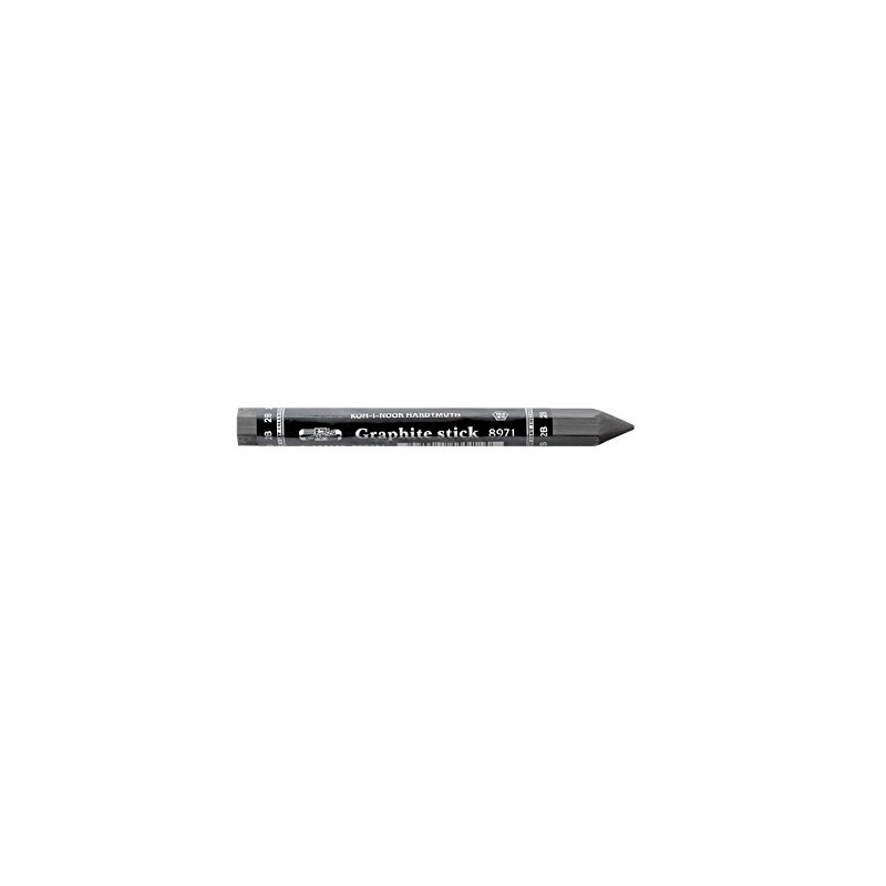 Koh-I-Noor 897102B005KK 10.5mm 8971 2B Jumbo Woodless Graphite Pencil