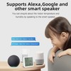 Smart WiFi Temperature Humidity Sensor, Wireless Thermometer Hygrometer, Built-in Clock